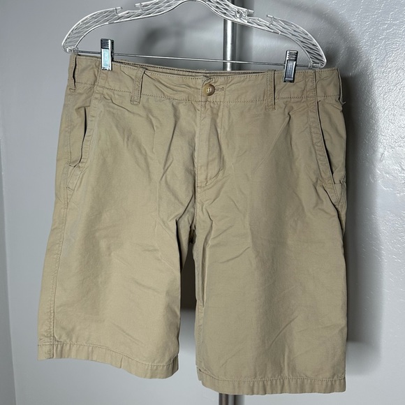 Gap Khakis Men’s Lived In Short Short Rode Cargo Shorts Size 33  Beige - Picture 1 of 11